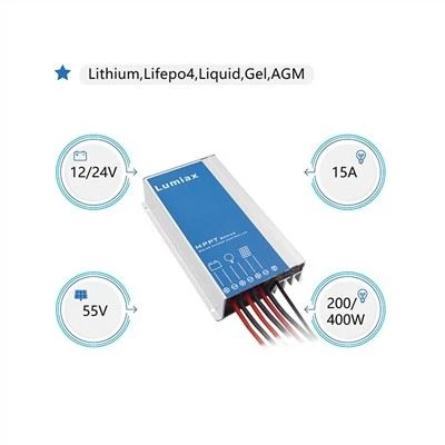 15A 12V/24V Waterproof MPPT Solar Charge Controller